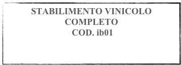 STABILIMENTO VINICOLO COMPLETO
 COD. ib01